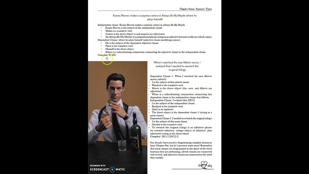 Sentence Diagramming 101–Ch 7C: Sentence Types (Complex) - YouTube