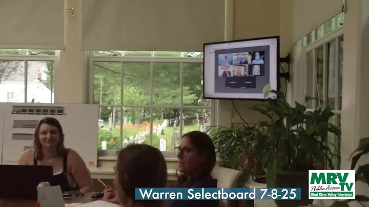 Warren Selectboard 7-8-25