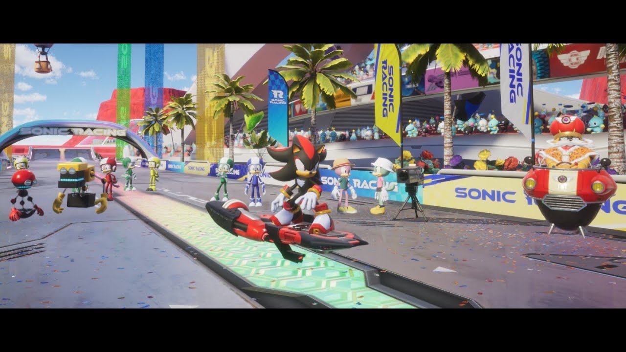 Shadow racing with Extreme Gear l Sonic CrossWorlds Racing - YouTube