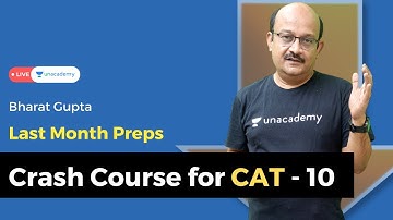 Crash Course CAT 2021 | Tips, Tricks ,Concepts | Quantitative Aptitude | Bharat | Unacademy CATalyst