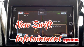 New Swift ZXi+ Touchscreen Infotainment system