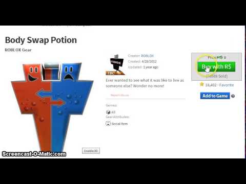 Body Swap Potion For Free Youtube