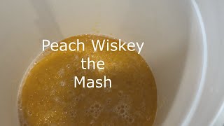 E35 peach whiskey mash