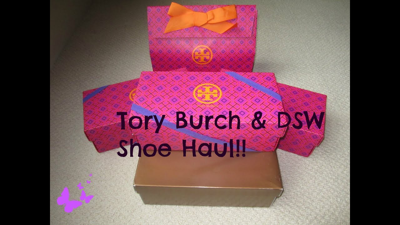 Tory Burch & DSW Shoe Haul! - YouTube