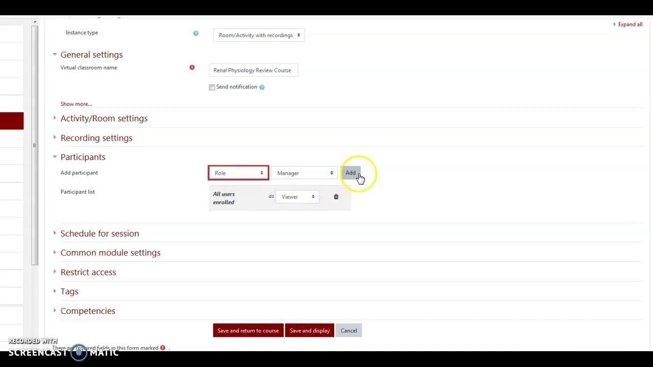 How to assign teachers as moderators in bigbluebutton