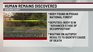 Human remains discovered in Buncombe Co. national forest