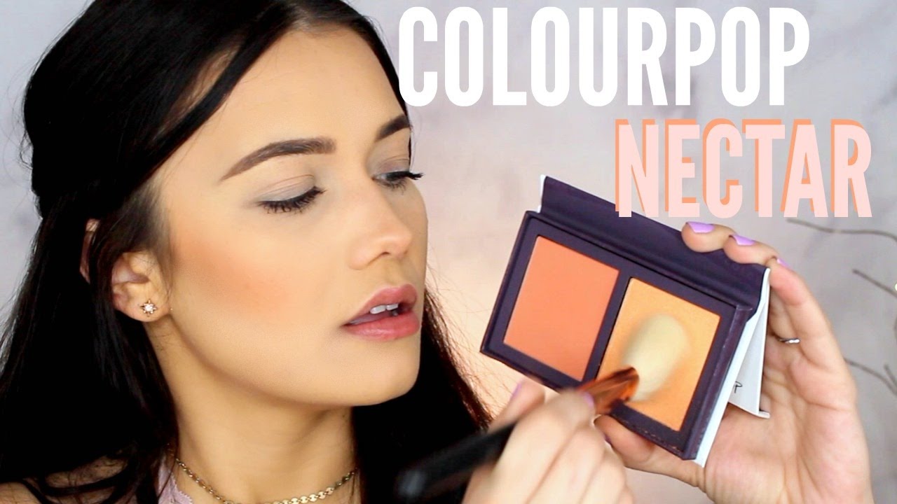COLOURPOP NECTAR Live Swatches! Trying New Colourpop Makeup