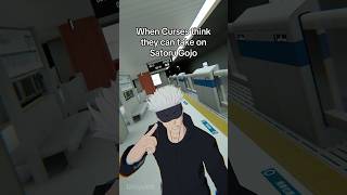 When a curse thinks they can beat Satoru Gojo #jjk #jujutsukaisen #gojosatoru