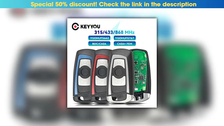 Deal KEYYOU 3/4 Buttons Remote Key Fob For BMW 5 7 F Series FEM / BDC,CAS4,CAS4+ 2012-2017 YGOHUF56