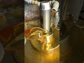 Broaching process with oil #engineering #machine #brakesystem #cnc #broaching #manufacturing