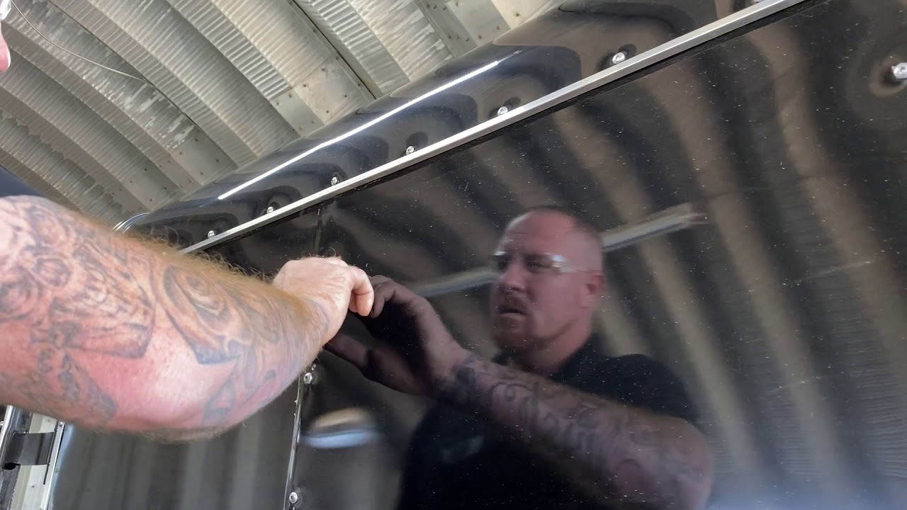 Universal ladder rack installation - YouTube