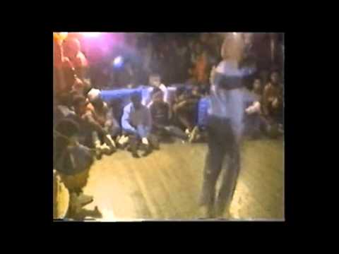 Part 1. Rare bboy battle footage from 1983 Street Machine V Positive Force PART 1