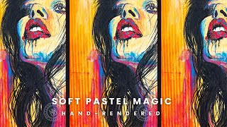 🎨 Soft Pastel Magic ✨ | Hand-Rendered Drawing #artonpaper #art #artstyle #drawing #portraitart screenshot 3
