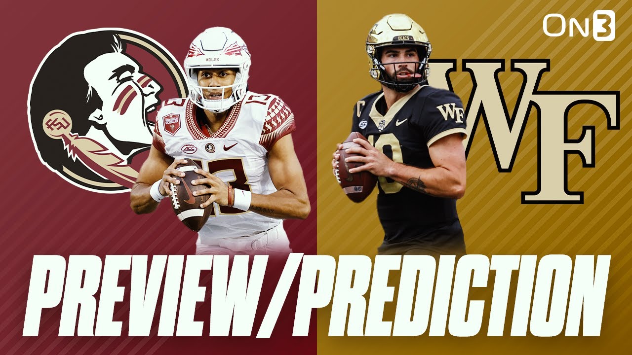 Florida State Seminoles vs Wake Forest Demon Deacons Preview/Prediction |  Mike Norvell, Sam Hartman - YouTube