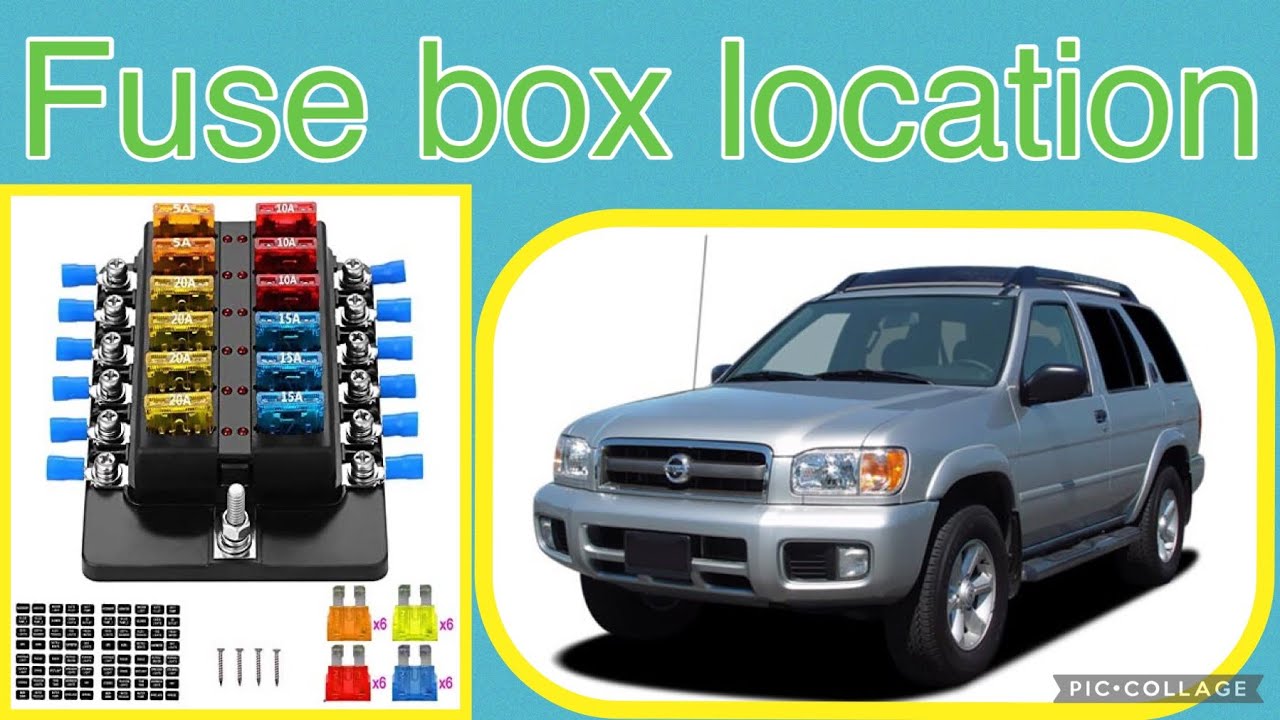 The fuse box location on a 2003 Nissan Pathfinder. - YouTube
