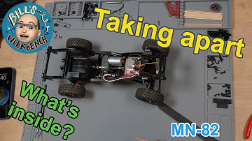 MN 82 disassembly and explanation of the parts of a RC car or crawler