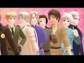 【APヘタリアMMD】Everyone's Hatafutte Parade【ENG SUB】