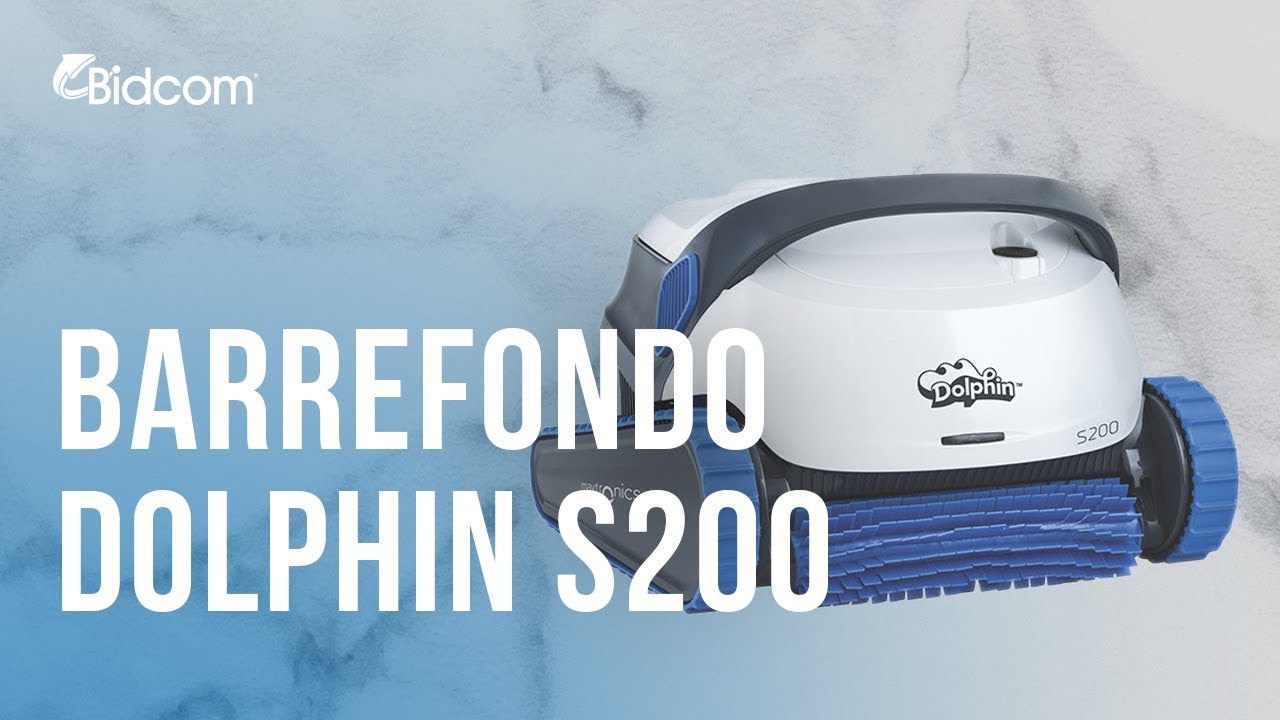 Robot Dolphin S200 Limpia Pileta Aspira Piso Pared DOLP0003 - YouTube