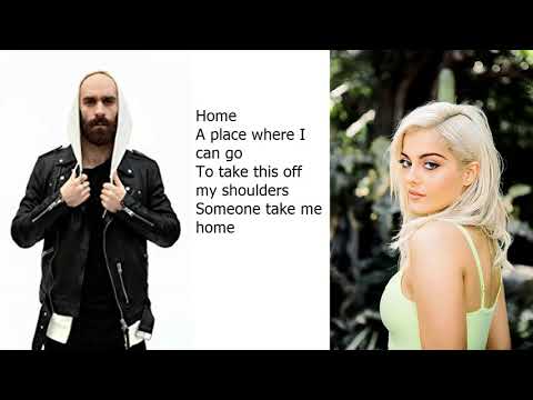 Machine Gun Kelly,X Ambassadors & Bebe Rexha , Home , (Lyrics)