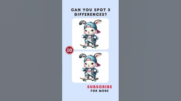 Can you find 3 differences in 15 secs? ⏳🔍 #spotthedifference  #quiz