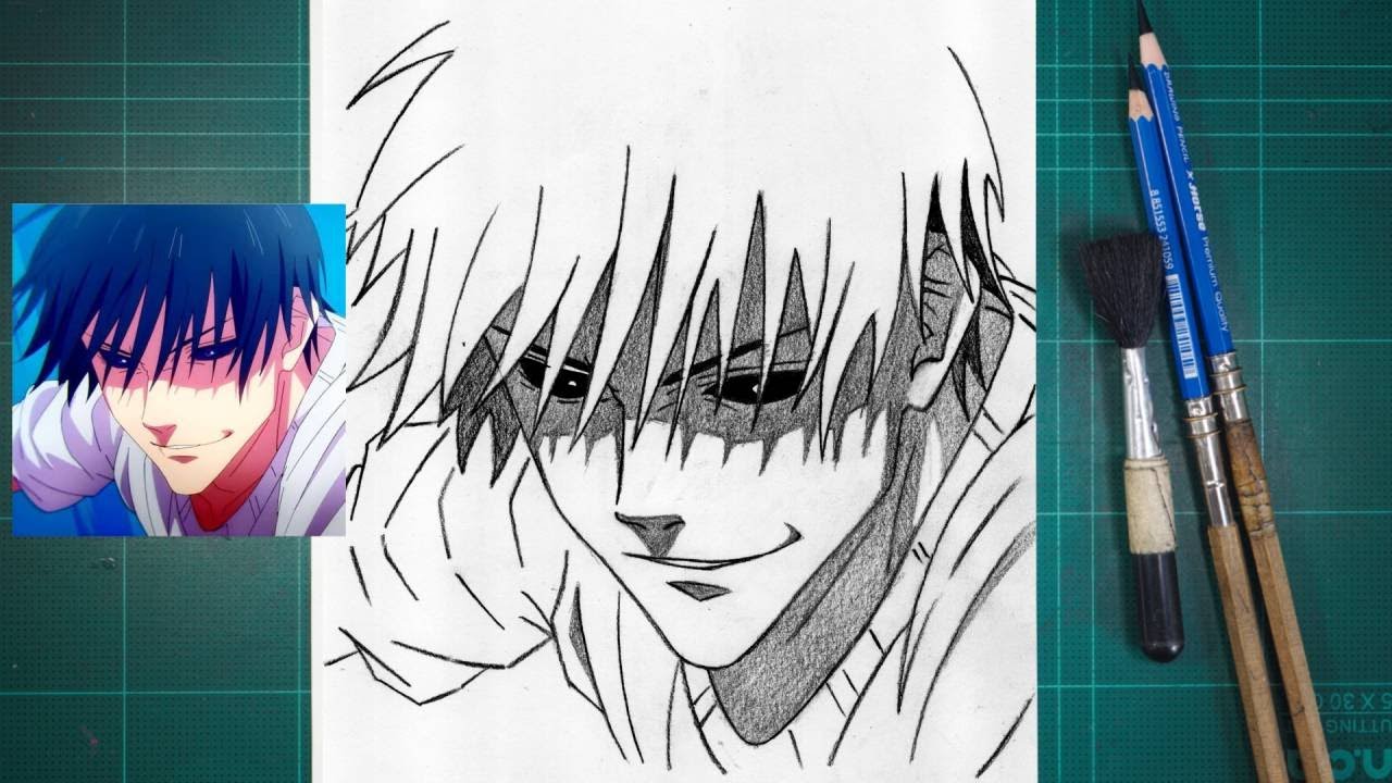 How To Draw Toji Step by Step Easy | Jujutsu Kaisen Anime Drawing Tutorial