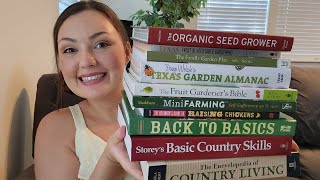 Best Books for Beginner Homesteaders & Gardeners 📖 | Central Texas