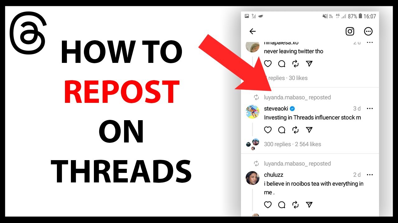 Repost Icon Threads How to Repost on Threads - YouTube
