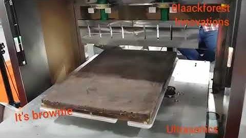 Ultrasonic Expro Brownie sweet dessert cake cutting machine