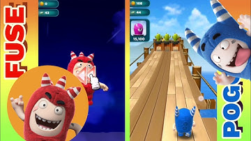 Oddbods Turbo Run Fuse vs Pogo