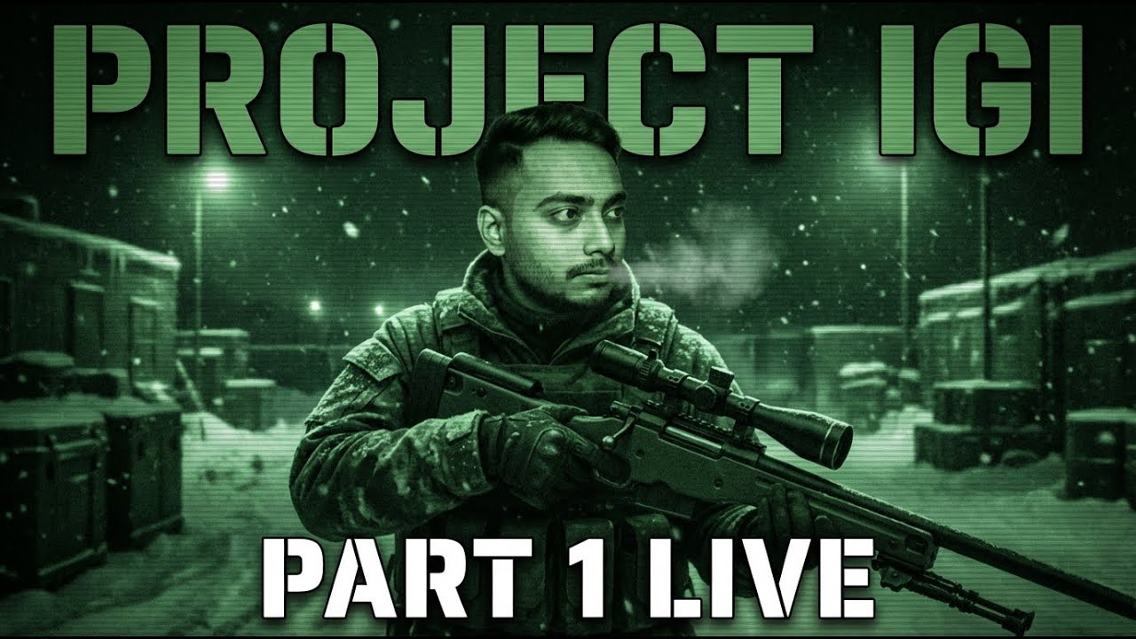 PROJECT IGI LIVE 🔥 | Part 1 – First Mission Stealth Gameplay 