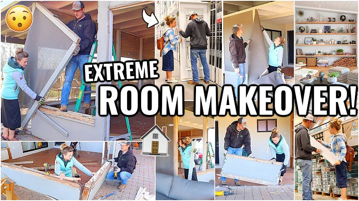 *DEMOING* PART OF OUR HOUSE!! EXTREME ROOM MAKEOVE...