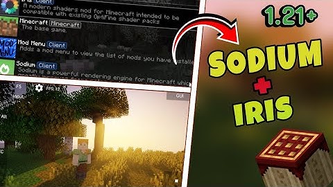 How To Install Sodium+Iris Mods In POJAVLAUNCHER | v1.21+ Minecraft Java Launcher