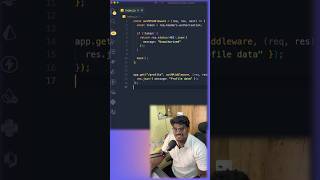 Node.js Interview: Can You Spot This Express Middleware Bug 🚨 #serverside