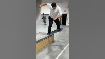 Nollie backside 180 nose grind #skateboarding