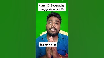 Class 10 2nd summative geography suggestion 2025 | Madhyamik 2026 geography 2nd unit test suggestion