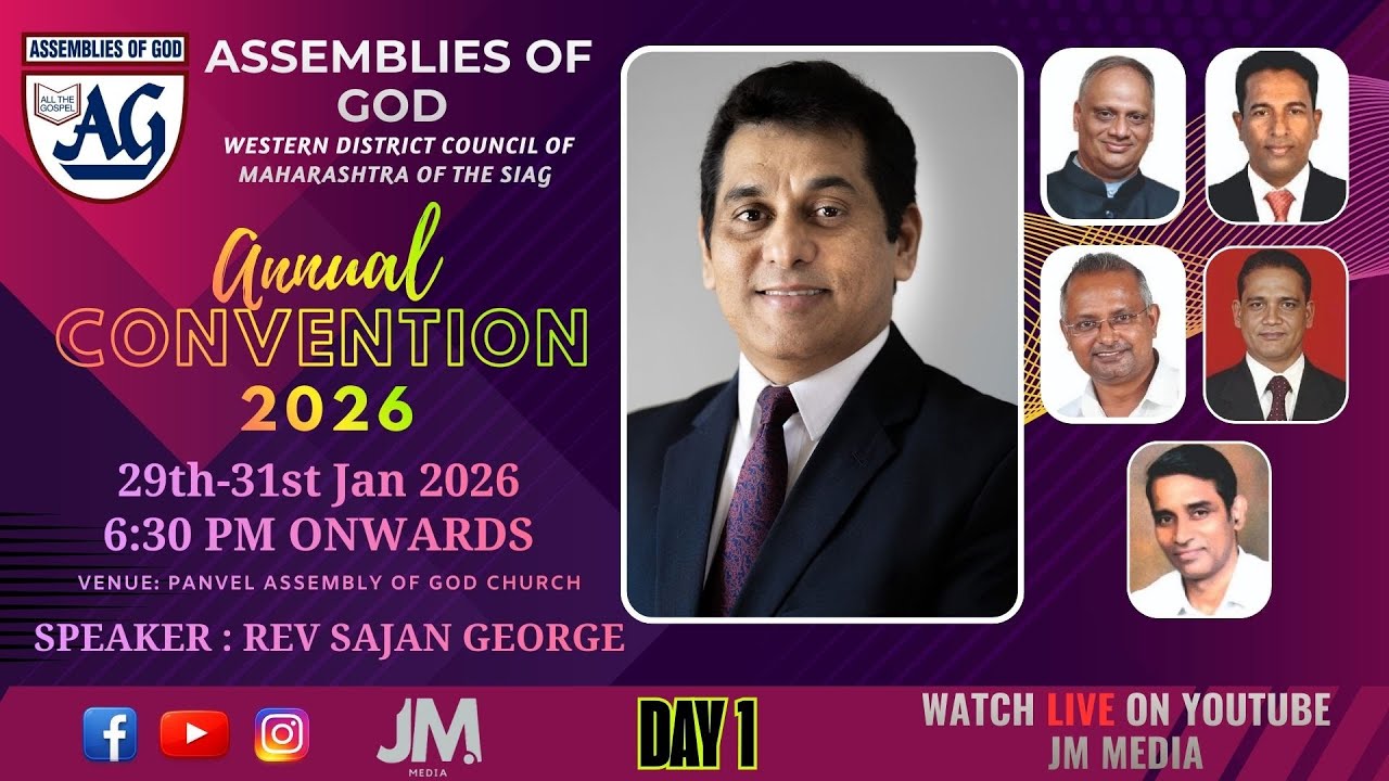 ASSEMBLIES OF GOD – ANNUAL CONVENTION 2026 | DAY 1 WDCM of the SIAG ...