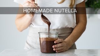 HOW TO MAKE NUTELLA | healthy nutella recipe