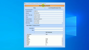 How To Use Excel Weekly Employee Timesheet Template Software
