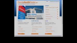 FloridaHealthFinder.gov Overview