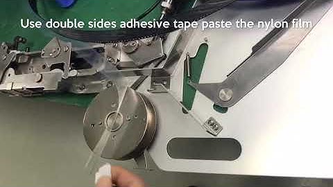 How to install tape on 24mm feeder