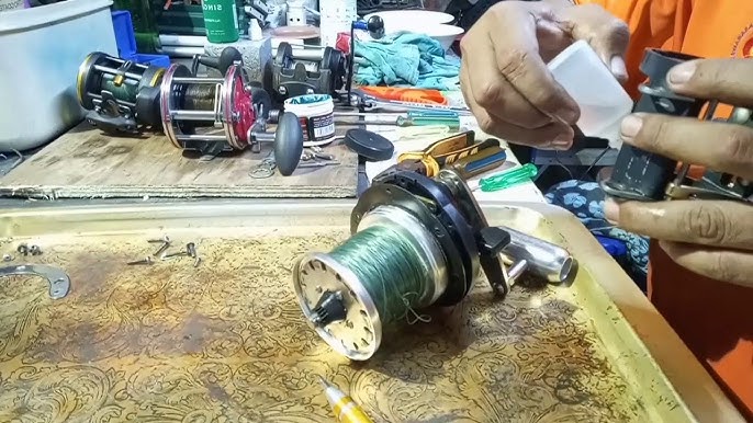 Okuma Contender 20L fishing reel How to take apart and rebuild 