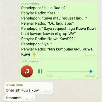 Kuwa kuwi lagu radio viral