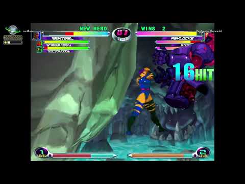 MvC2 [BMB5]: Romneto - Psylocke Ninjutsu to 2x Blade KG to Hail to LS 74 hit 85% Combo .:4.4.26:.