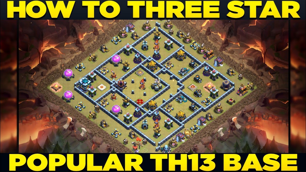How to Attack Popular Th13 Teaser base 3 star | Th13 Attack Strategy 2021 