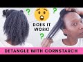 Cornstarch Natural Hair Mask | Easy Detangle Method |#naturalhairmask