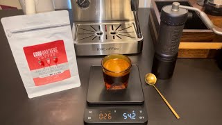 Coffee Fermented with Strawberries - Espresso Workflow