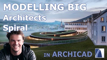 BIG architects Spiral Modelling in Archicad Tutorial