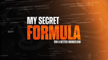 A quick overview of my producion workflow...