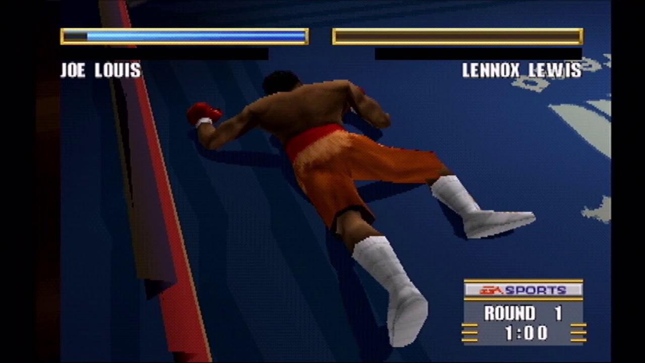 Knockout Kings 2000 [PS, Slugfest] (Joe Louis vs. Lennox Lewis)