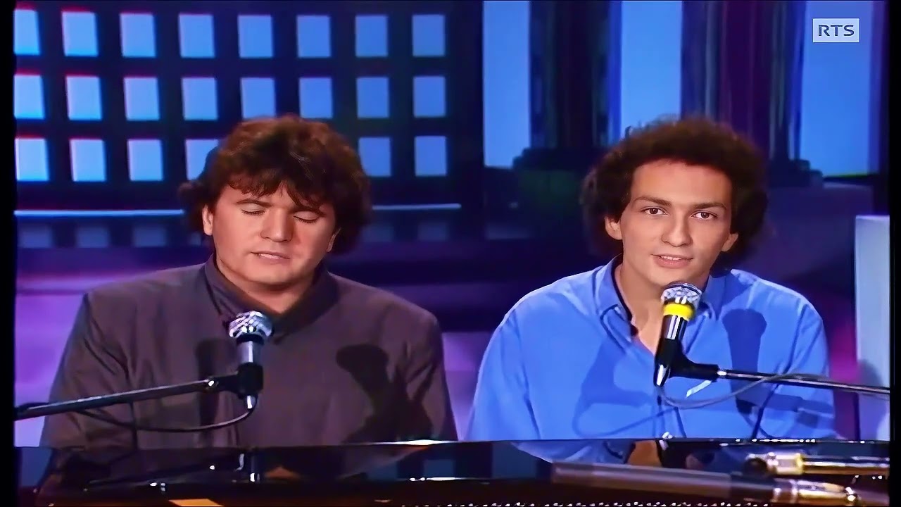 Michel Berger et Daniel Balavoine - La minute de silence - HD live TSR 1983